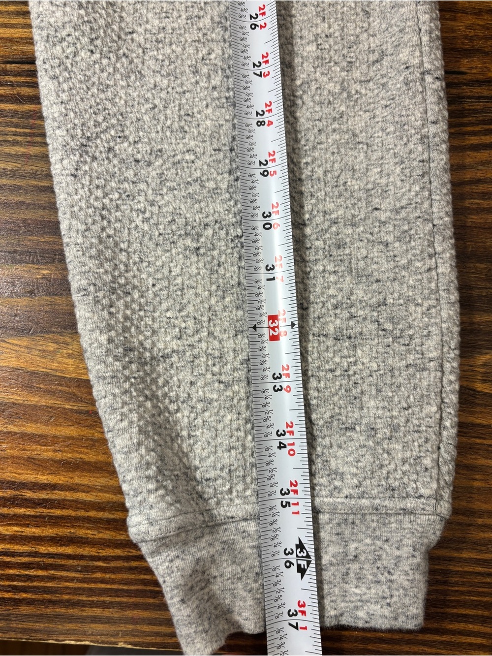 Lululemon At Ease Jogger Heathered Gray Black Men’s L Cotton Blend Sweatpants - Picture 7 of 16